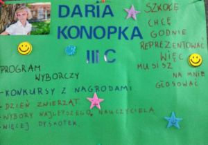 Daria Konopka z klasy III c