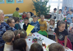 Wszystkim dzieciom podobały się stoły.