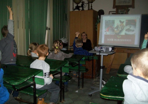 Świąteczna prezentacja w Muzeum Oświaty.