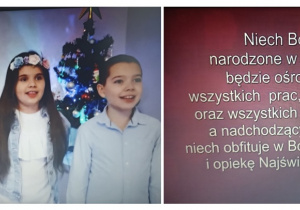 Na zakończenie były życzenia noworoczne.