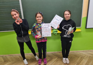 Laureaci konkursu z kl. 3b