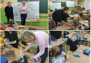 Odwiedziły nas mama Mateusza i mama Ali. Czas na degustację. Poznajemy smak sera z lawendą.