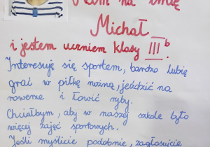 Michał Czernik klasa III B.