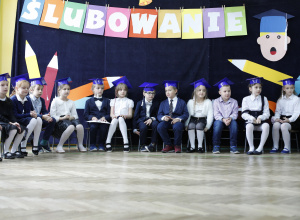 Ślubowanie uczniów z klasy 1b