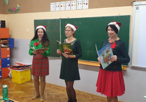 P. Jagoda, p. Agata, p. Marzena z Wojewódzkiej Biblioteki Pedagogicznej.