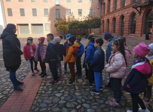 Klasa 2b na warsztatach w Muzeum Włókiennictwa