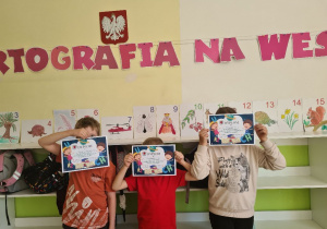 Reprezentacja klasy 3b i III miejsce.